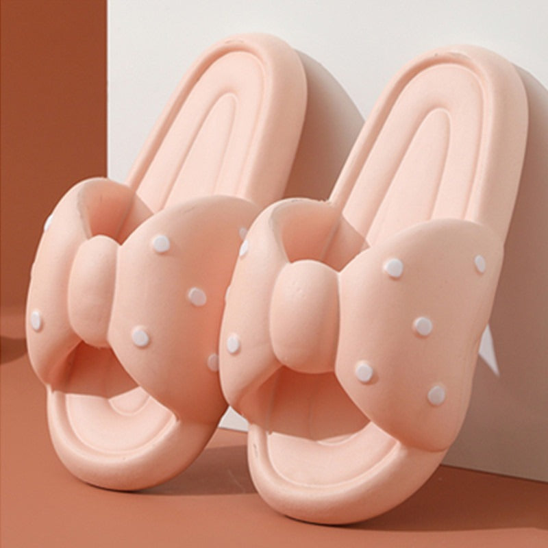 Bowknot slippers for women summer cute Sandal