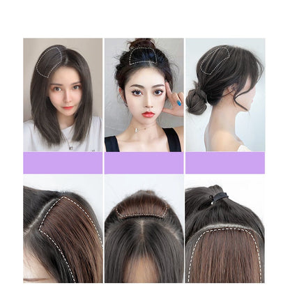 Wig piece hair root fluffy pad hair piece on both sides thickening hair volume invisible hair extension one-piece head hair   (Available)