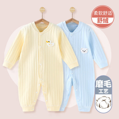 Baby onesie boneless newborn plush autumn outing clothing