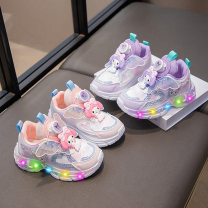 New Led Light Kids Shoes Student