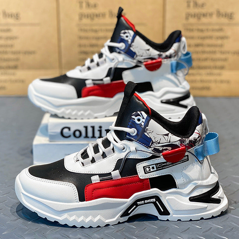 Men's Sports Versatile Height Increasing Insole Casual Running Shoes  (Available)
