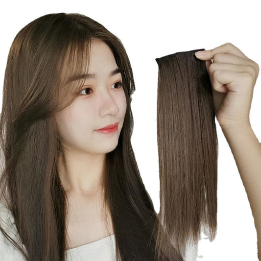 Wig piece hair root fluffy pad hair piece on both sides thickening hair volume invisible hair extension one-piece head hair   (Available)