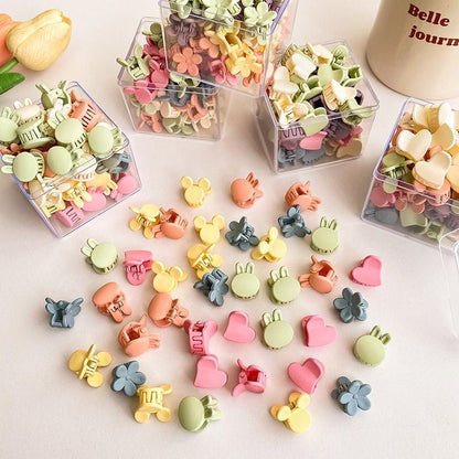 Colorful candy small clip mini small princess head hair clip summer forehead bangs side clip hair accessories