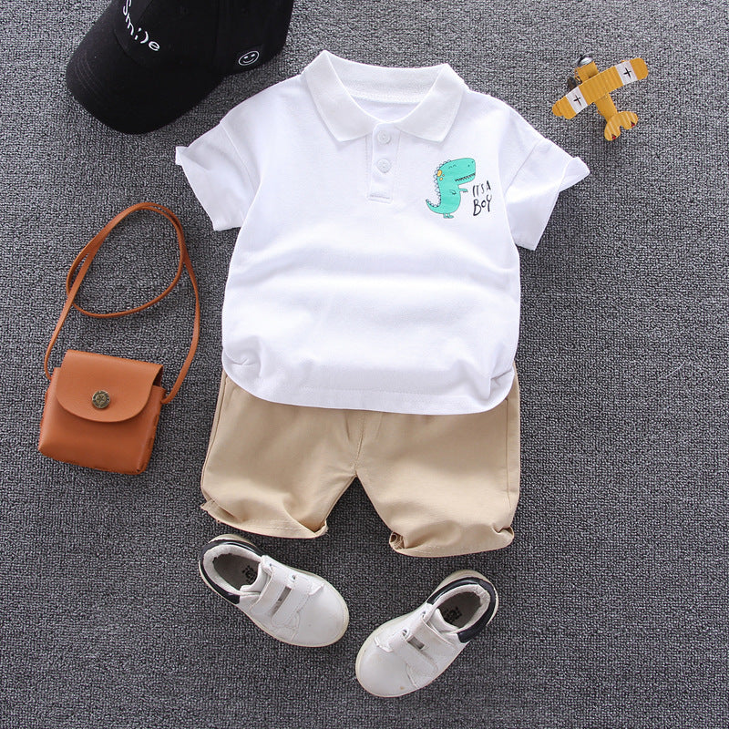 Summer Fashion Baby Boy Clothes Sets T-shirt  Toddler Casual Clothing Suits Children Kids Boys Outfits Suit