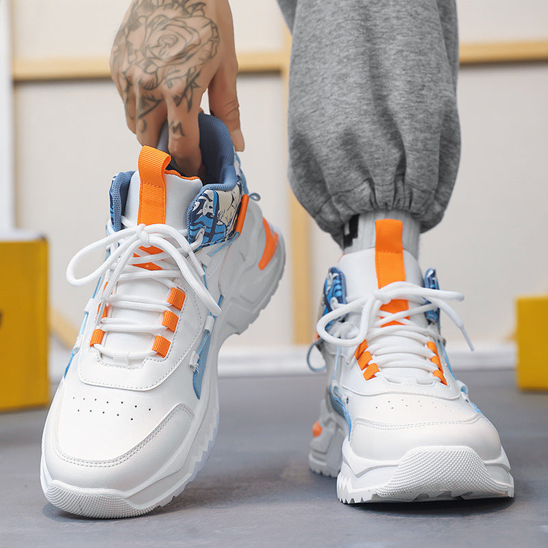 Men's Sports Versatile Height Increasing Insole Casual Running Shoes  (Available)