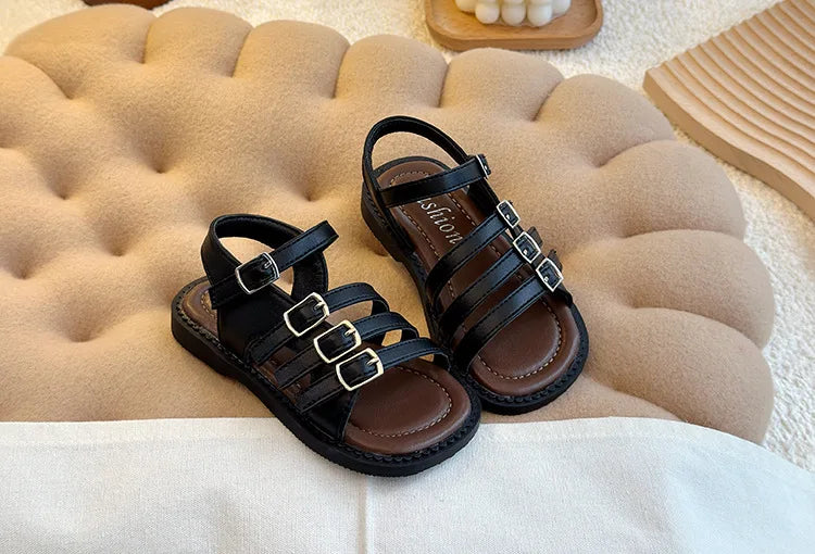Summer New Collection Forest Girl Shoe Hollow Princess Shoe Fashion Roman Sandals Soft Sole Boy Beach Shoe