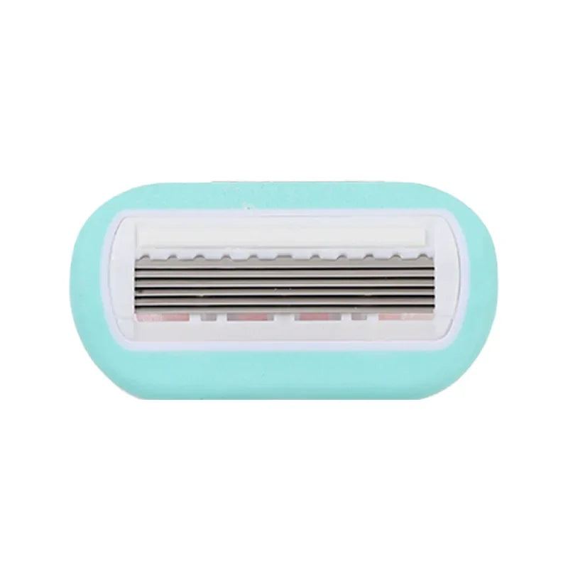Safe Soap Head Shaver Colorful Shell Design for Summer Underarm Bikini Trimming Women's Private Area Hair Remover