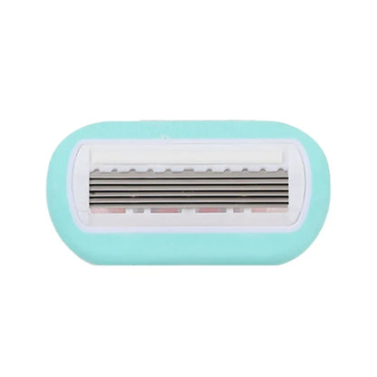 Safe Soap Head Shaver Colorful Shell Design for Summer Underarm Bikini Trimming Women's Private Area Hair Remover