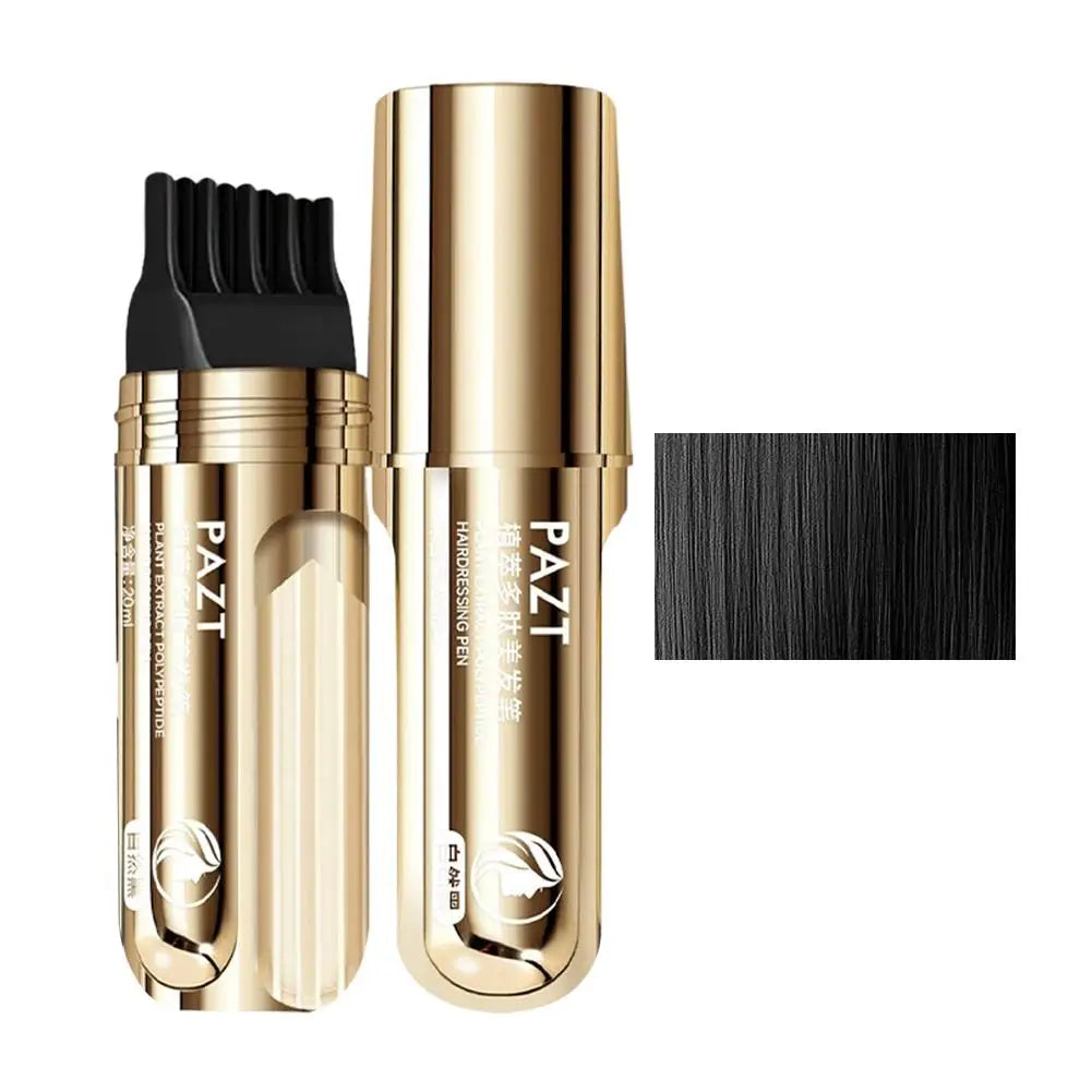 White Hair Covering Pen, Hair Root Touch Up Stick, Gray Hair Concealer, Water-Resistant Quick-Dry, Hair Color Makeup Lasting