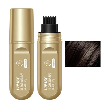 White Hair Covering Pen, Hair Root Touch Up Stick, Gray Hair Concealer, Water-Resistant Quick-Dry, Hair Color Makeup Lasting