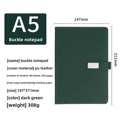 Corporate Office Notebook Fashion Gift Box Meeting Minutes Business Diary Notepad Set Writing Journal for Professional Use