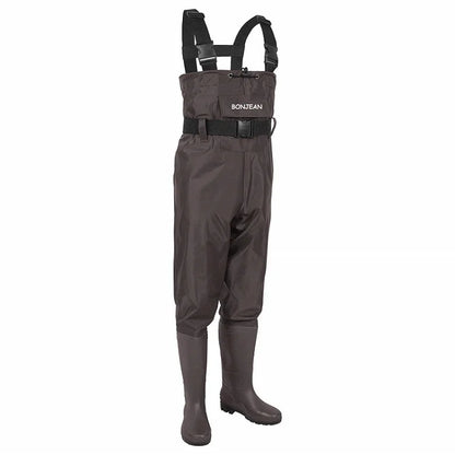 Fishing Wader Pants Overalls With Boots Set Adult Men Women Chest-Lenght Hunting Rice Transplanting Waterproof Trousers Suit