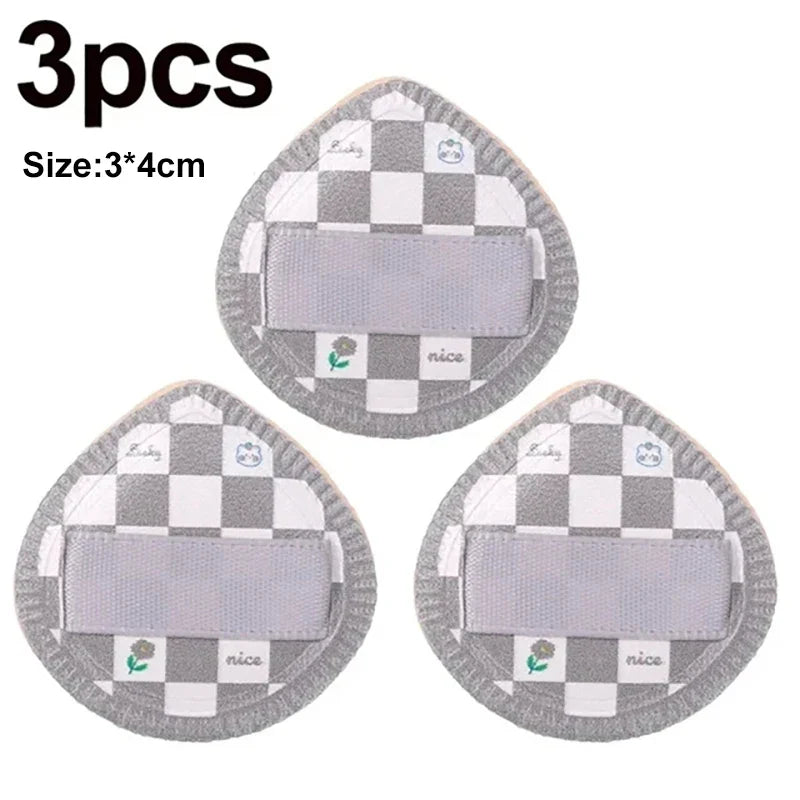 3pcs Mini Finger Puff Cosmetic Cushion Puff Concealer Foundation Detail Makeup Sponge Puff Set Professional Beauty Tools