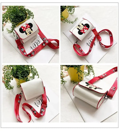 Cartoon Women's Bag Mickey Mouse Pictures Shoulder Bags Cute Girl Messenger Bag Coin Purse Fashion Anime Women Bags Gifts
