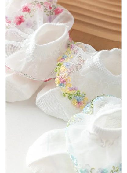 New Children's Socks With Lace Princess Girls Frilly Sock Soft Infant Baby Socken White Socks For Kids 0-10Years High Quality