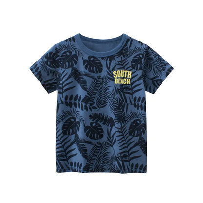 Jumping Meters Hot Selling Boys Girls Summer Baby T Shirts Short Sleeve Cartoon Cars  Toddler Tees Tops Boys Girls Clothing