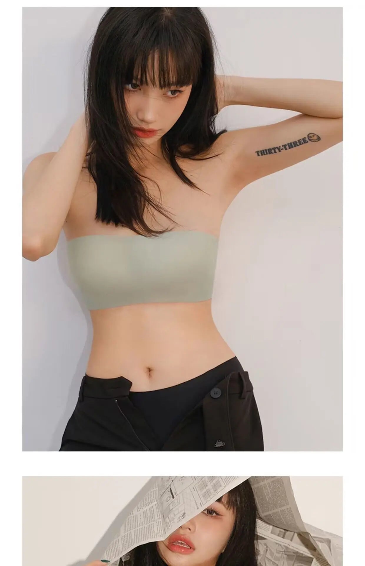 Women Sexy Strapless Bra Push Up Wireless Bras Tube Top Anti-Slip Seamless Invisible Bralette Without Straps Ladies Lingerie