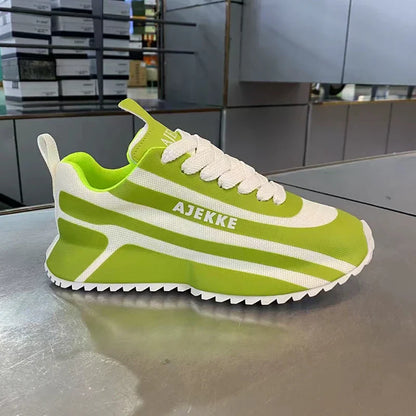 New Fashionable and Versatile Thick Soled Breathable Sports and Leisure Bread Men's Shoes