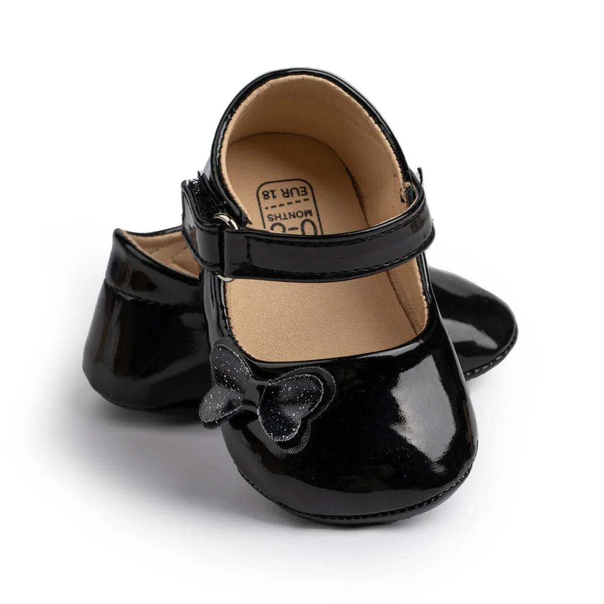 Baby Girl Shoes Newborn PU Leather Bowknot Dress Infants Shoes Rubber Non-Slip Toddler First Walker Baby Shoes Girls