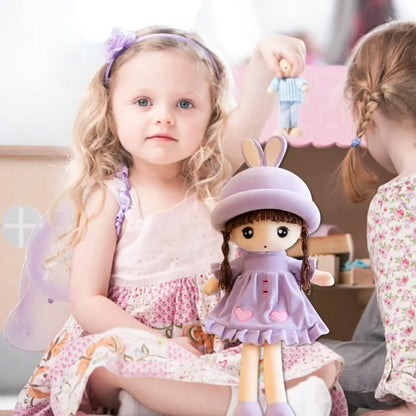 Cute Filled Pp Cotton Girl with Hat Skirt 50cm Height Sweetheart Rag Cozy Cuddle Soft Gift