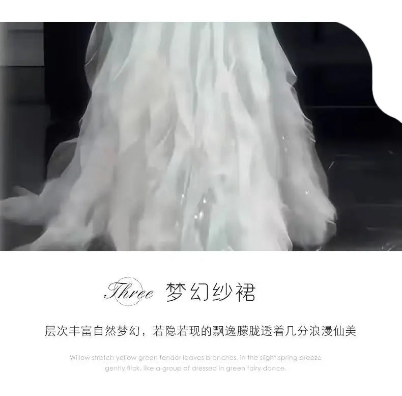 Evening Gown Dress For Women New High-end Light Luxury Niche Heavy Industry High-end Sense Elegant Temperament Host Dress