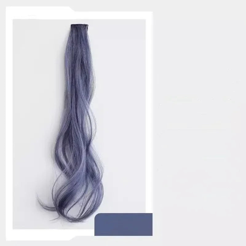 Sweet Kids Girl Wigs Hair Clip Cute Cool Candy Color Braid Wigs Hair Pin Hanging Ears Hair Dyeing Wig Headwear