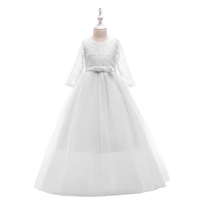 Baby Girl Princess Dress for Party Ball Gown Wedding White Dresses Kids Christmas Bridesmaid Costume Girl Birthday Party Dress