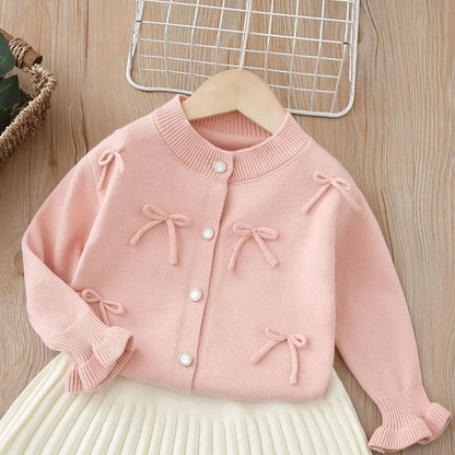 Children's Sweaters Winter Baby Girl Clothes Toddler Girl Cardigan Kids Clothes Girls Baby Girl Winter Clothes Pink Sweater   (Available)