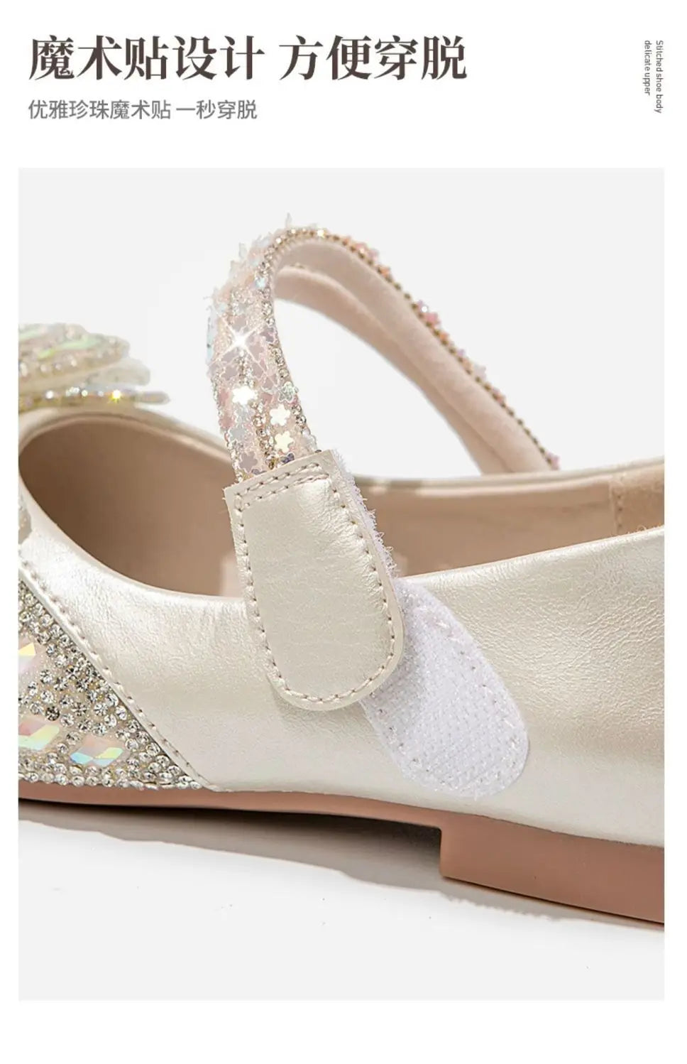 Fashion Girls' Leather Shoes Simple Child Shoe Soft Soled Girls Casual Shoes Anti Slip Kids Leather Shoe