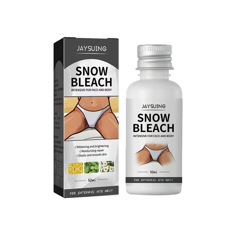 Glowhite Snow Bleach Cream  Hyperpigmentation Lightens Dark Spots Penetrates Skin Layers Brightens Moisturizes Armpit Neck