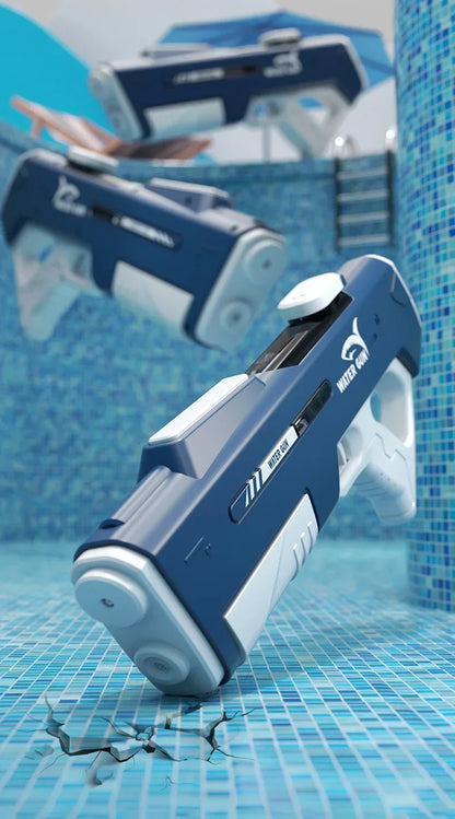 Summer Outdoor ToyChildren Automatic Water Absorption Electric Water Gun Toys Hand Self-integration High-pressure Watergun
