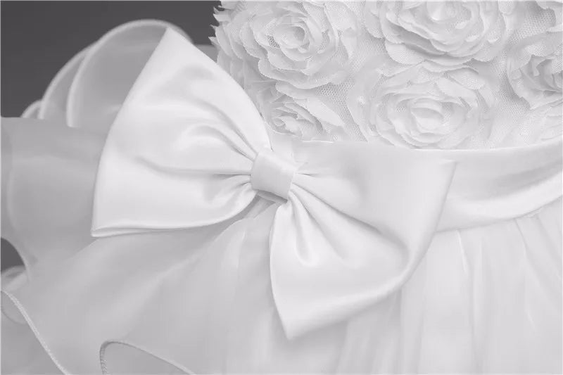 Flower Girl Dress For Wedding Baby Girl  Birthday Outfits Children's Girls First Communion Dresses Girl Kids Party Wear