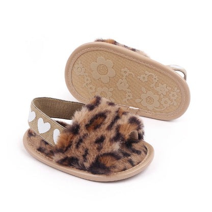 Fashion Faux Fur Baby Shoes For Newborn Spring Winter Cute Infant Toddler Baby Boys Girls Shoes