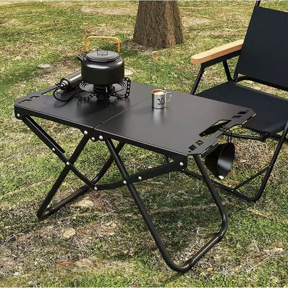 Outdoor for Camping IGT Tactical Table High-Density Carbon Steel Lightweight Tea Table Multifunctional Quick-Open Folding Desk