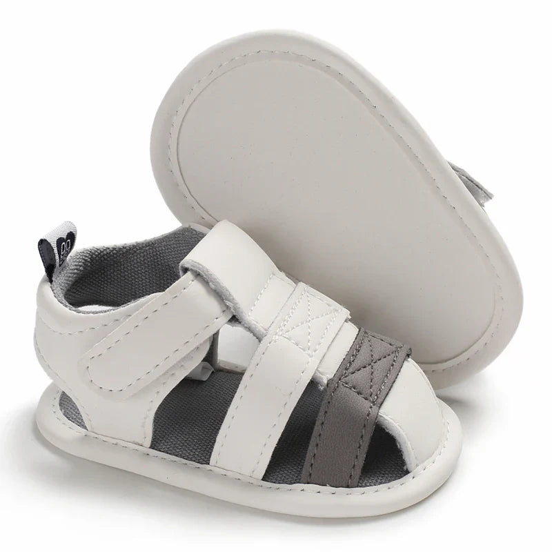 Baby Shoes For Boys and Girls  Summer With Perforated Sandals and Non Slip Soft Soles For Learning To Walk
