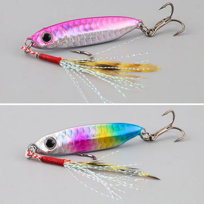 Metal Artificial Bait Jig 7g 10g 15g 20g 25g 30g Shore Casting Jigging lure Shore Casting Saltwater Fishing lure Bit