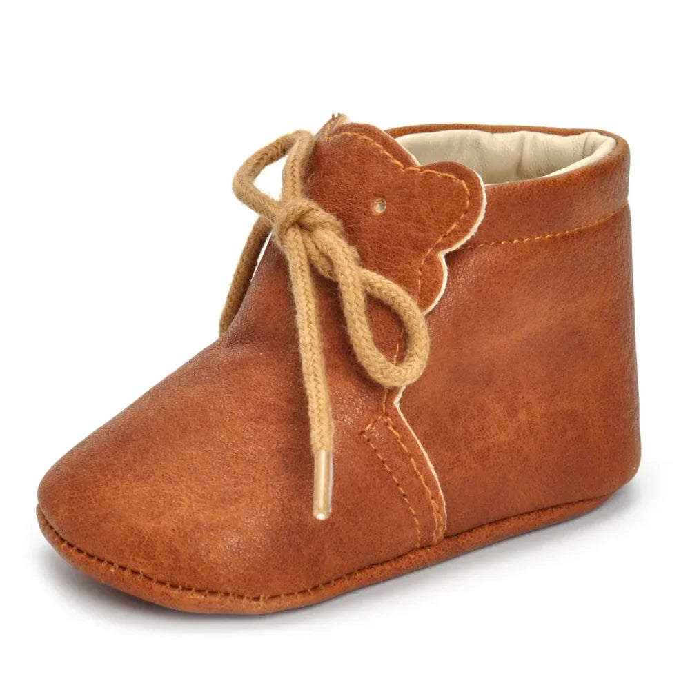Baby Boys Leather Shoes Newborn Girls Soft Sole The First Walkers