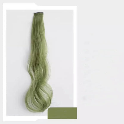Sweet Kids Girl Wigs Hair Clip Cute Cool Candy Color Braid Wigs Hair Pin Hanging Ears Hair Dyeing Wig Headwear
