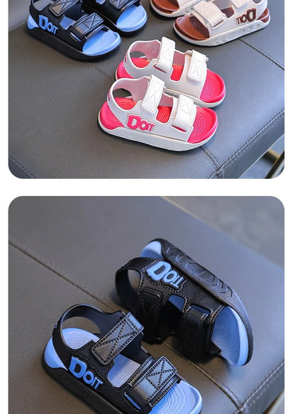 Child sandals new summer fashion open-toe shoes boys girls Lightweight Breathable Casual beach shoes students kids Flat sandals