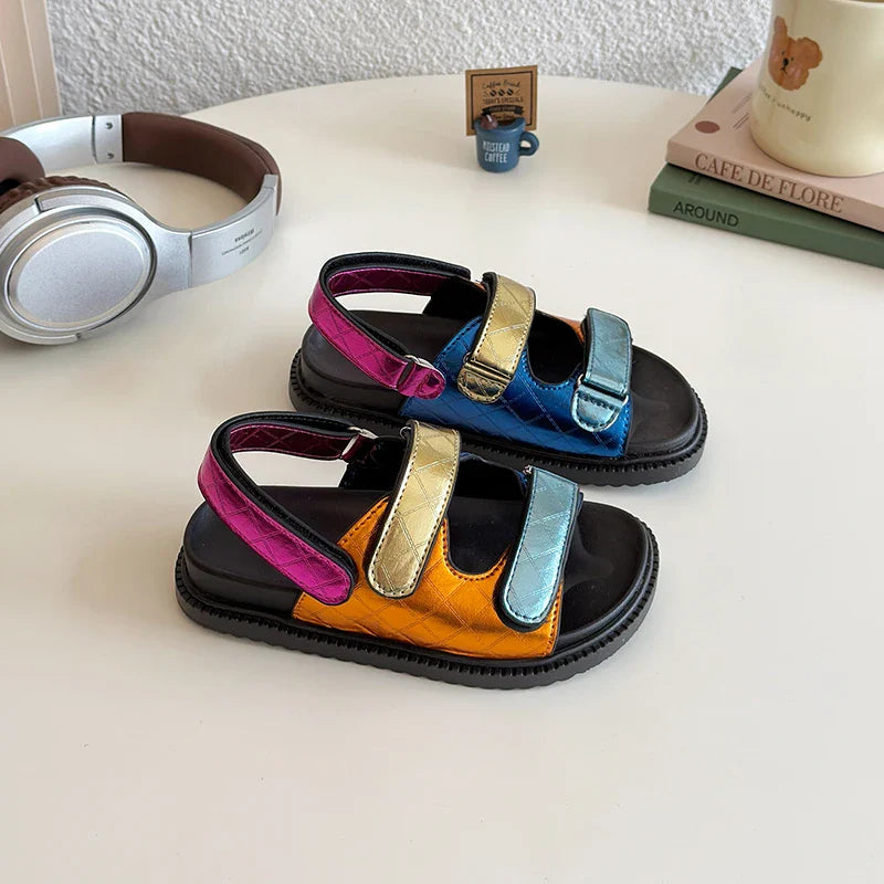 Children Shoes Hemp Rope Set Foot Beach Sandals Outdoor All-match Casual Slippers Large Size Baby Girl Shoes