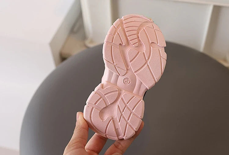 New Boy Fashion Sneaker Spring Mesh Breathable Platform Running Shoes Tennis Shoe High Quality Non Slip Sport Shoes Girls I01125