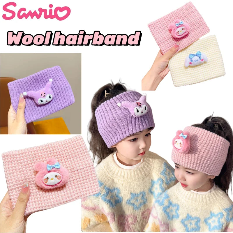 Sanrio Pochacco Kuromi Cinnamoroll Anime Merchandise Creative Cartoon Wash Makeup Hair Band High-Value