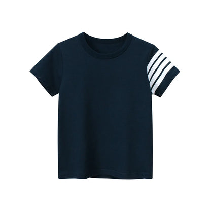 Jumping Meters Hot Selling Boys Girls Summer Baby T Shirts Short Sleeve Cartoon Cars  Toddler Tees Tops Boys Girls Clothing