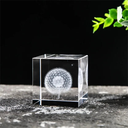 Rain Clouds Raindrop Cloud Square Crystal Ornaments Heart Shape Home Office Decor Birthday Valentine's Day Gifts
