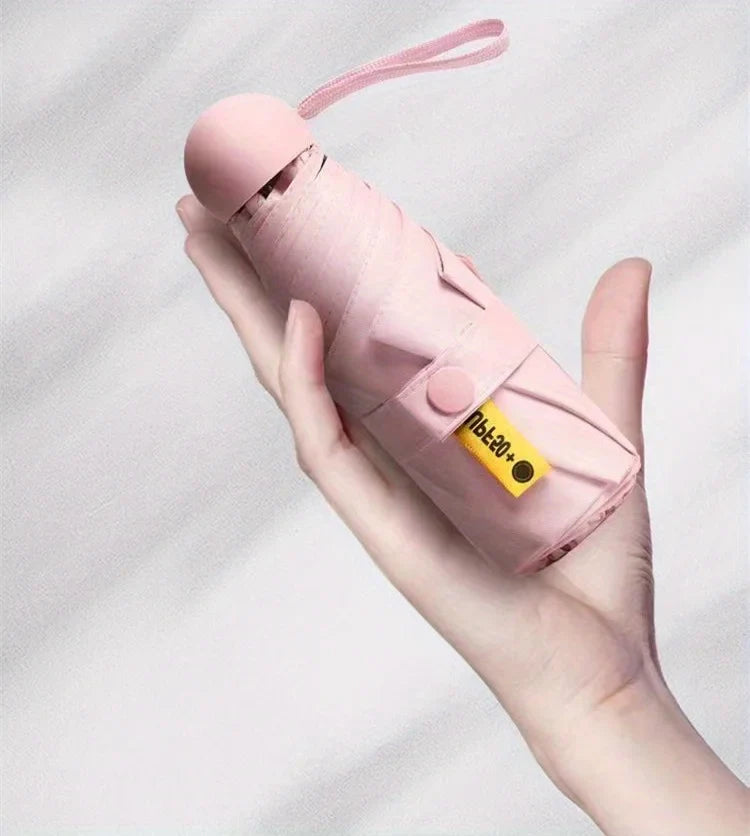 Lightweight Mini Umbrella,Windproof Compact Travel Umbrella ,Durable Design,Portable for Commuting,Office,Daily Use