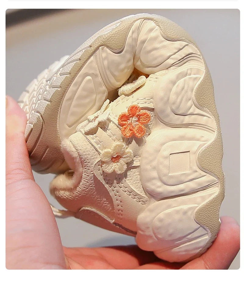 Sneakers, Winter Plush Lined Chunky Shoes, Soft Sole Platform Running Shoes for All Match Outfits