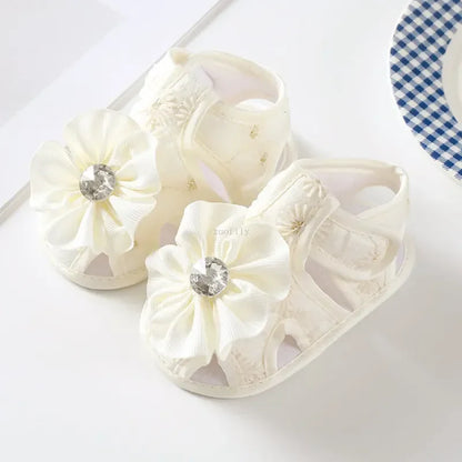 Newborn Infant Baby Girl Princess Bowknot Sandal Sneakers Toddler Soft Crib Walkers Casual Shoes