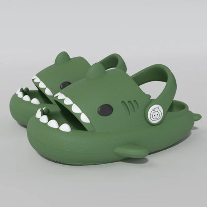 Gacimy Summer Cartoon Sandals For Children Fashion Shark Outdoor Boys And Girls Slippers Waterproof Non-slip Beach Baby Shoes