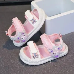 Toddler Sandals For Baby  Boys Girls Sandals Soft-soled Cartoon First Step Footwear For Infant Kids Trend Fashion