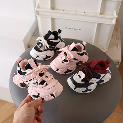 New Boy Fashion Sneaker Spring Mesh Breathable Platform Running Shoes Tennis Shoe High Quality Non Slip Sport Shoes Girls I01125